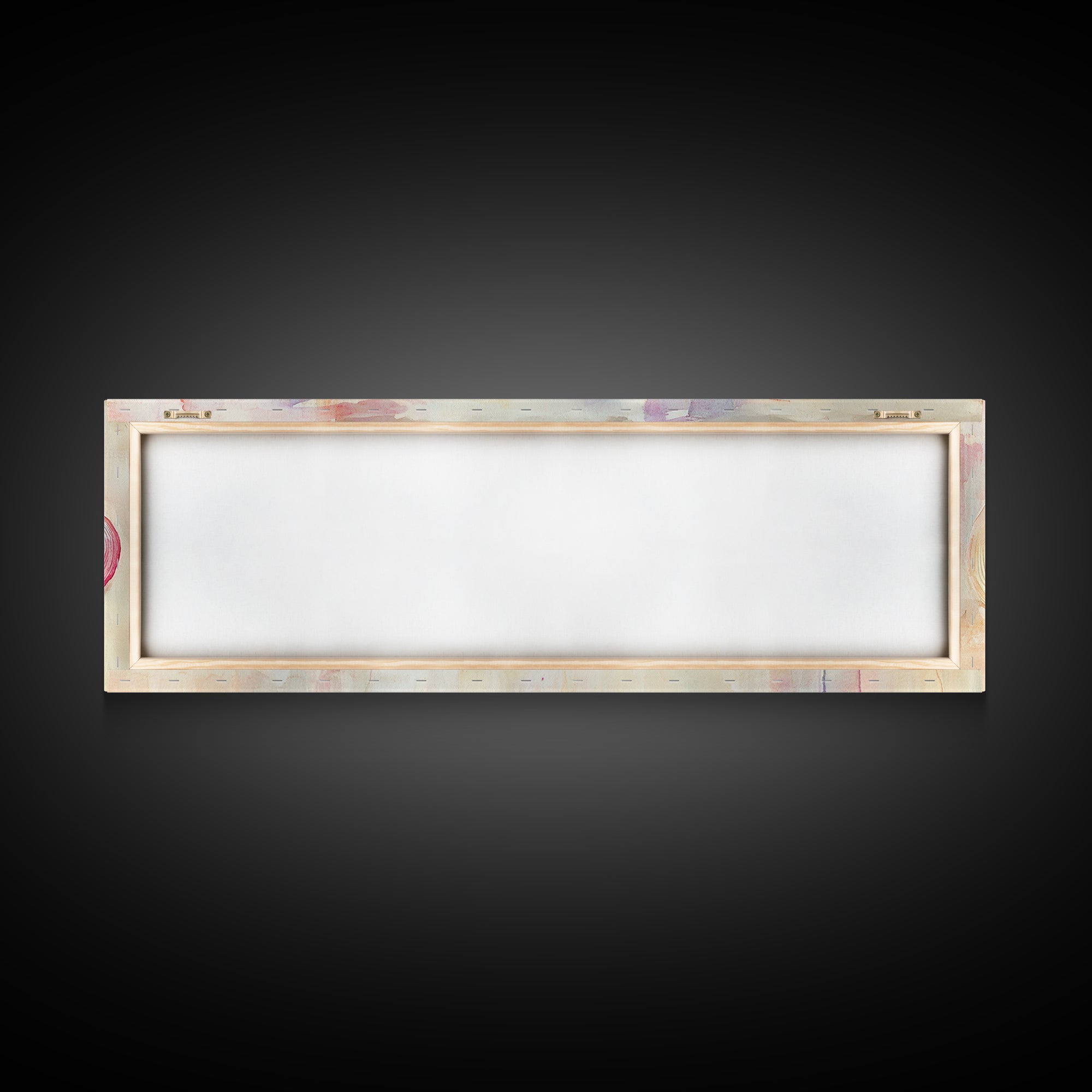 Pink Hats Wall Art Canvas Print Pearlescent Elements, Minimalist Abstract Artwork, Perfect Addition to Feminine Rustic Decor