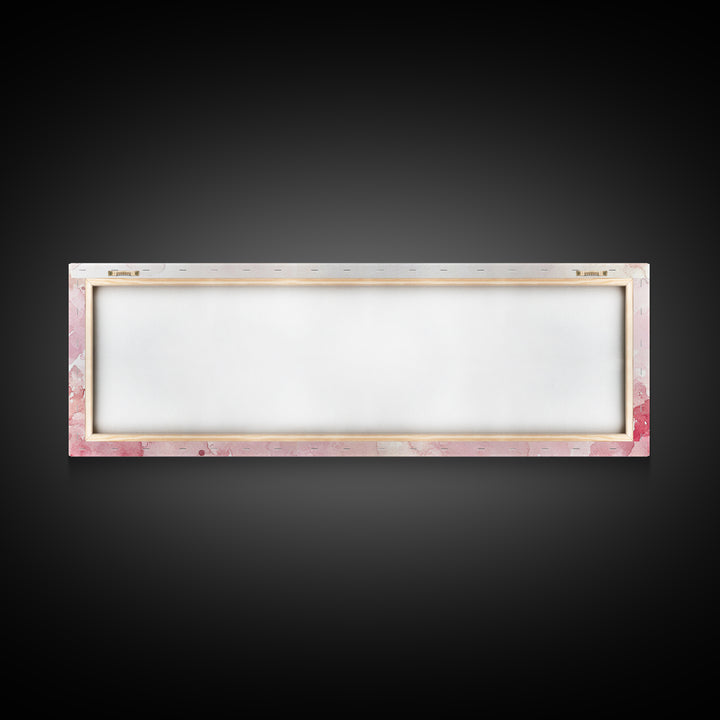 Royal Tiaras Canvas Print Pink Abstract Art Whimsical Decor Goddess Art Wall Art Bedroom Art Princess Aesthetic Horizontal Decor