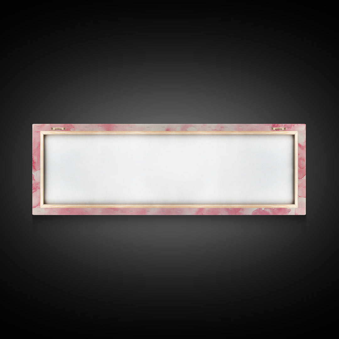 Pink Crown Canvas Print Minimalist Art Abstract Pink Wall Art Light Pink Bedroom Decor Princess Aesthetic Whimsical Art Wall Art