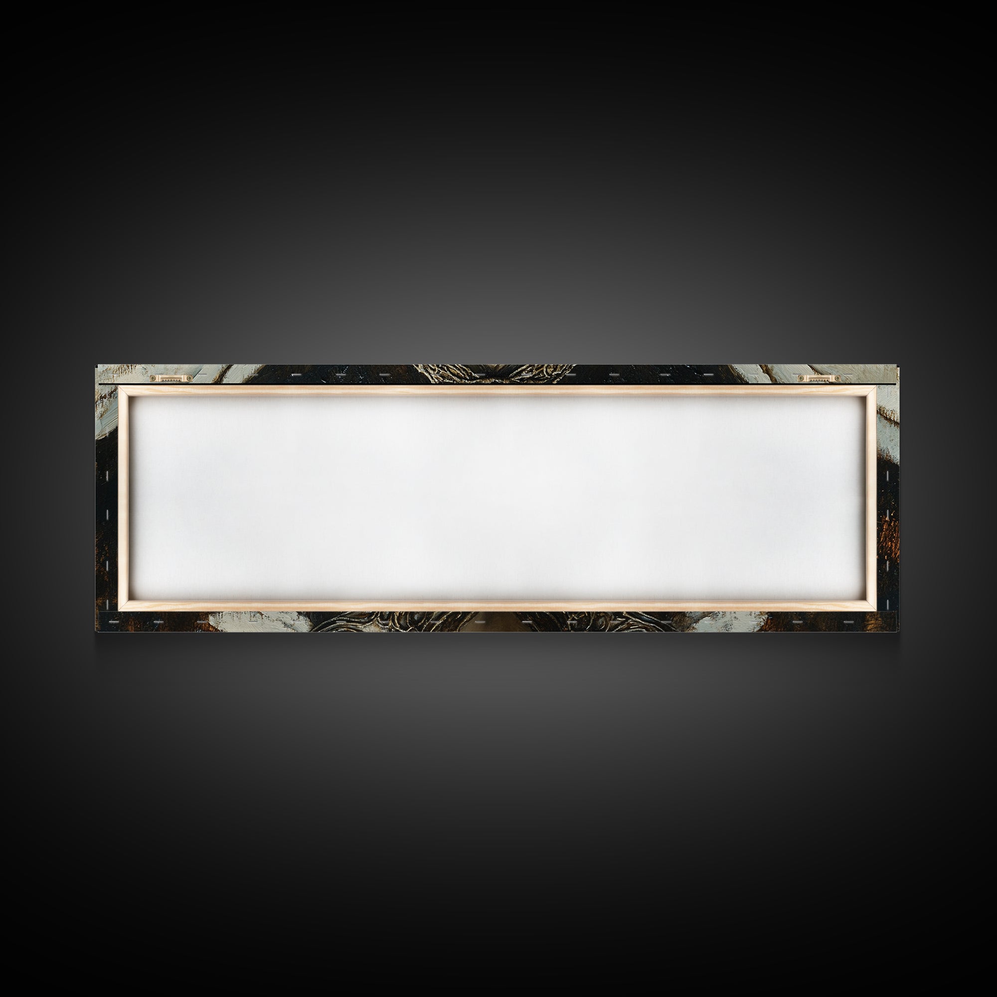 Angelic Portrait Canvas Print Goddess Art Print Dark Angels Wall Art Elegant Bedroom Decor Moody Painting Original Living Room Art