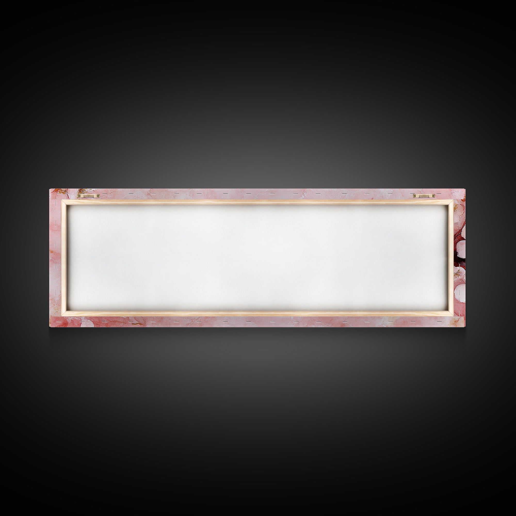 Cherry Blossom Branch Canvas Print, Light Pink Wall Art, Botanical Art, Bedroom Decor, Spring Floral Art, Rustic Wall Art