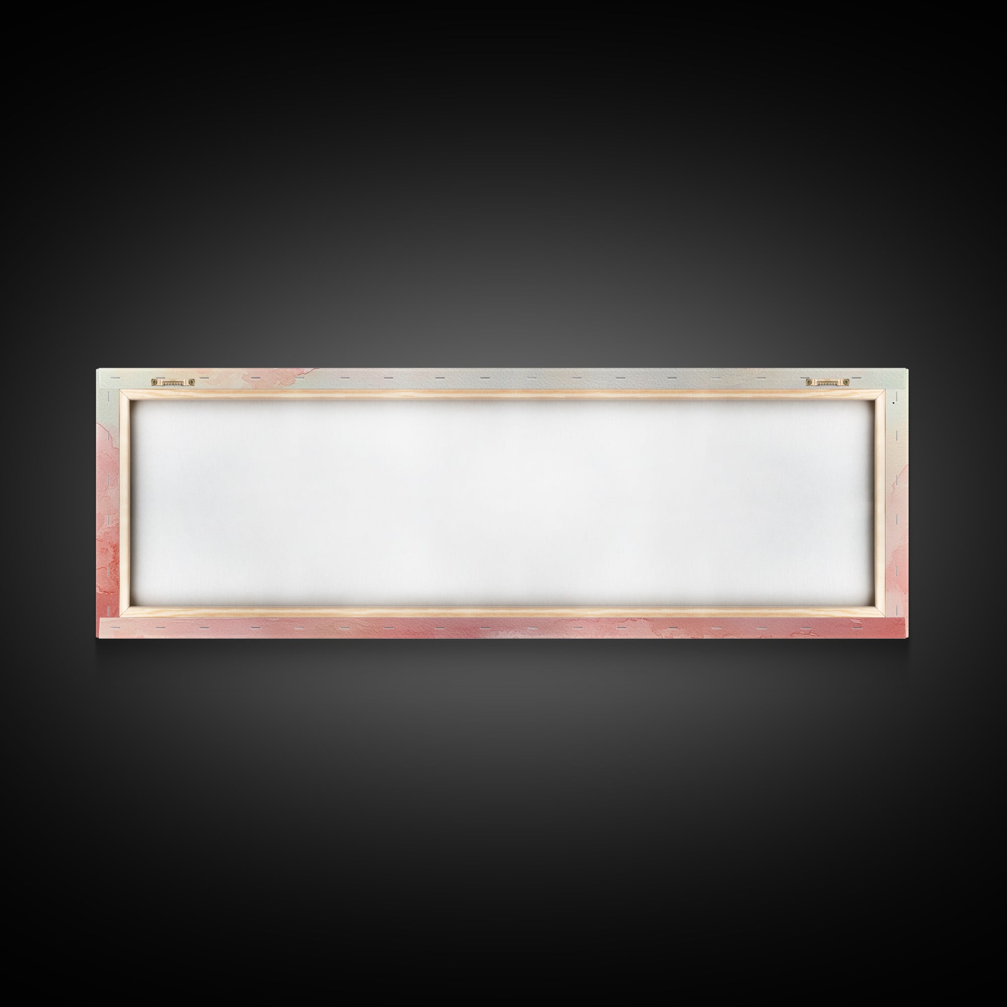 Dreamy Pink Clouds Canvas Print, Light Pink Wall Art, Minimalist Sky Art, Bedroom Decor, Soft Pastel Landscape Art, Horizontal Wall Art