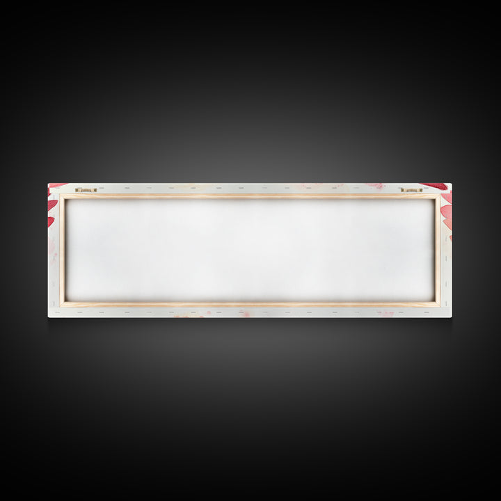 Angel Wings Canvas Print, Pink Abstract Art with Light Tones, Whimsical Zen Wall Art for Bedroom, Gift Idea for Spirituality Lovers