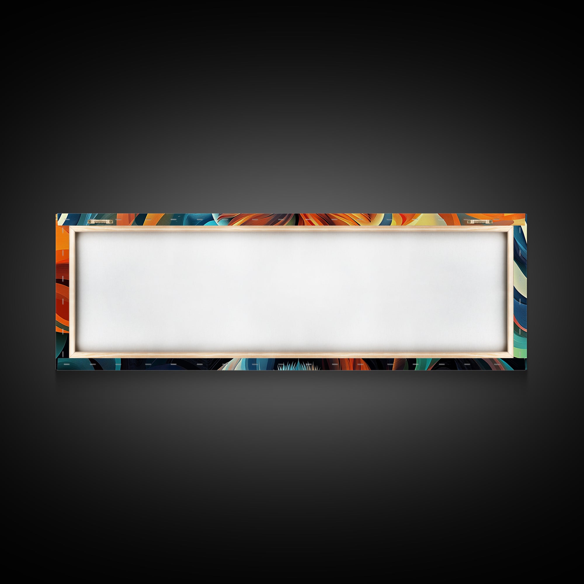 Bold Lion Profile Canvas Print, Whimsical Wall Art, Rustic Decor, Bedroom Art, Living Room Art, Vibrant Painting, Gift Idea