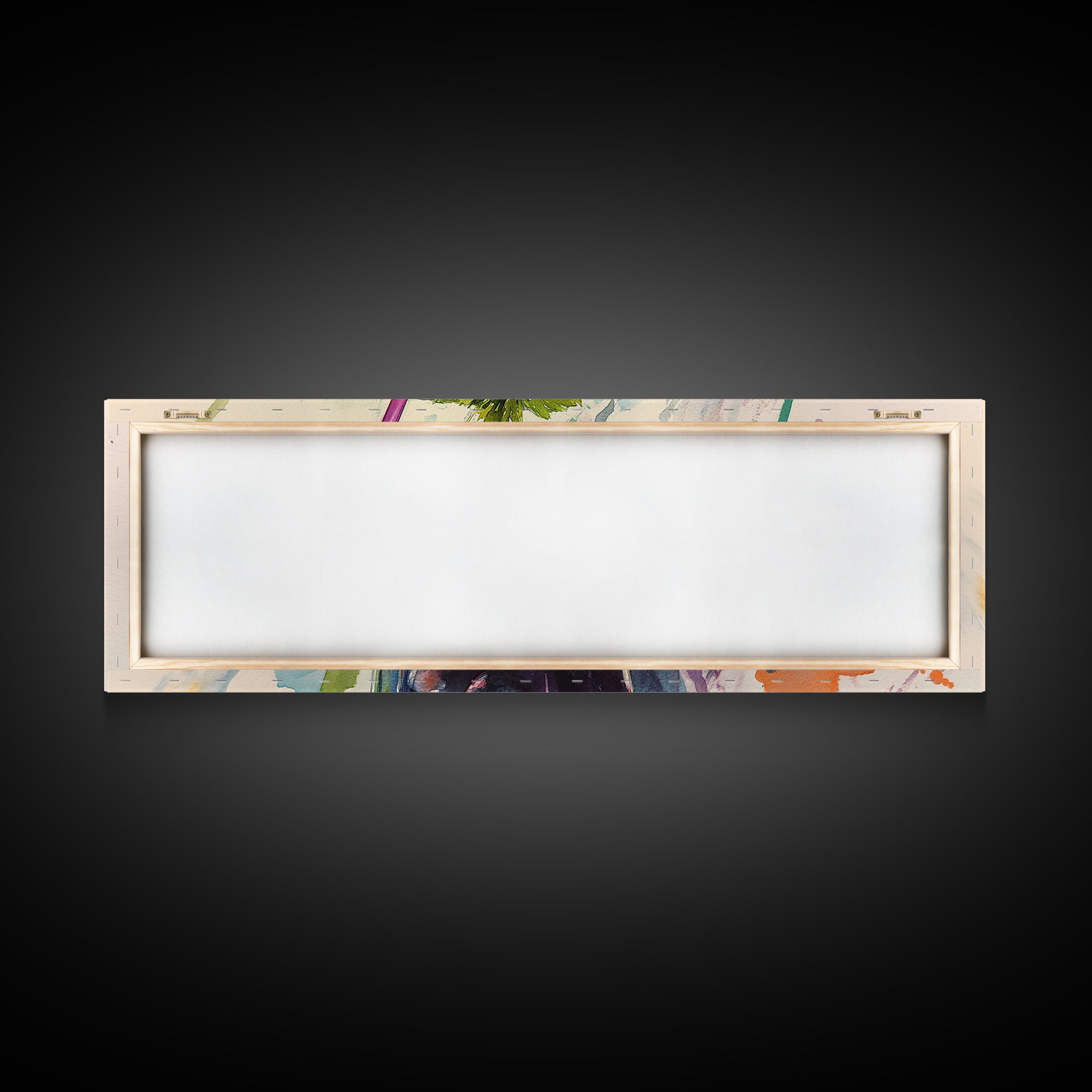 Canvas Print Vibrant Martini Wall Art Fruit of the Spirit Kitchen Art Horizontal Modern Decor Gift Idea Panoramic Painting