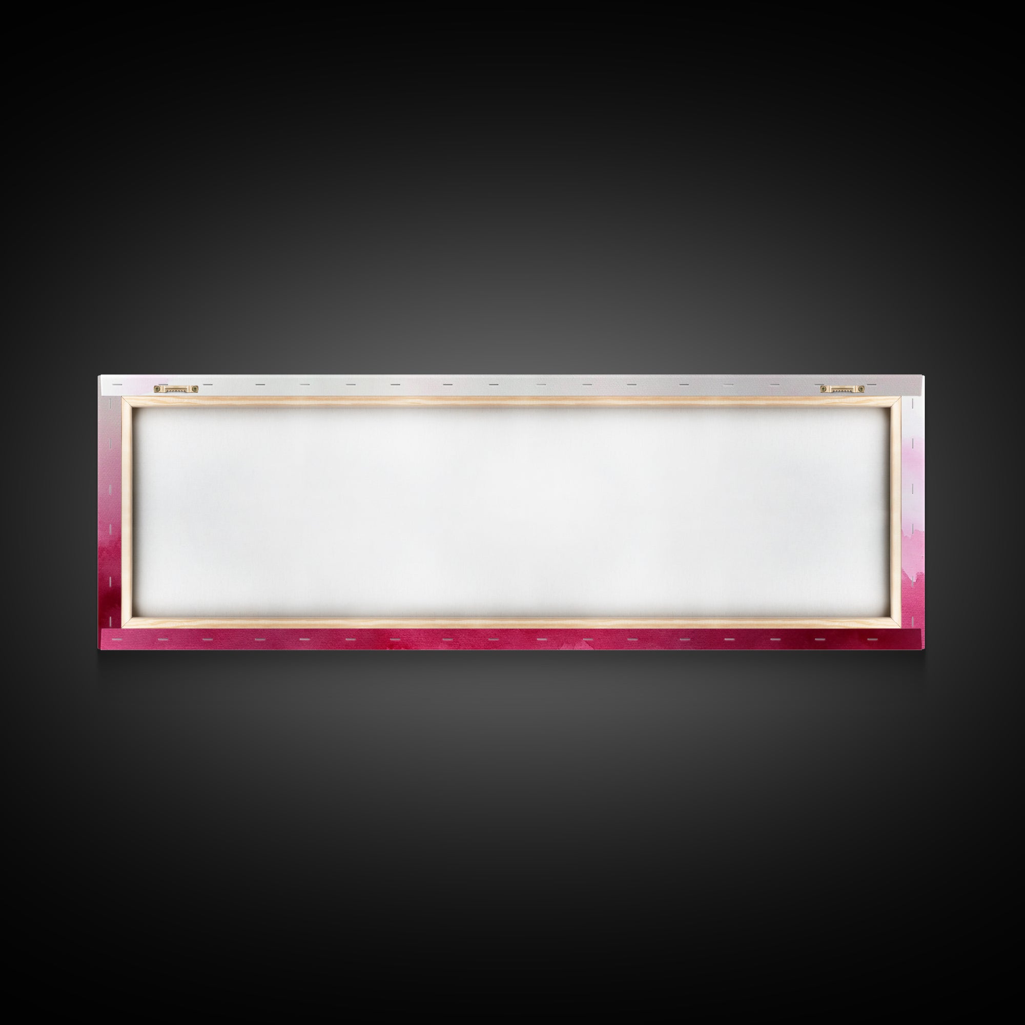 Soft Gradient Canvas Print Horizontal Light Pink Wall Art Minimalist Boho Bedroom Rustic Farmhouse Decor Above Bed Pastel Design
