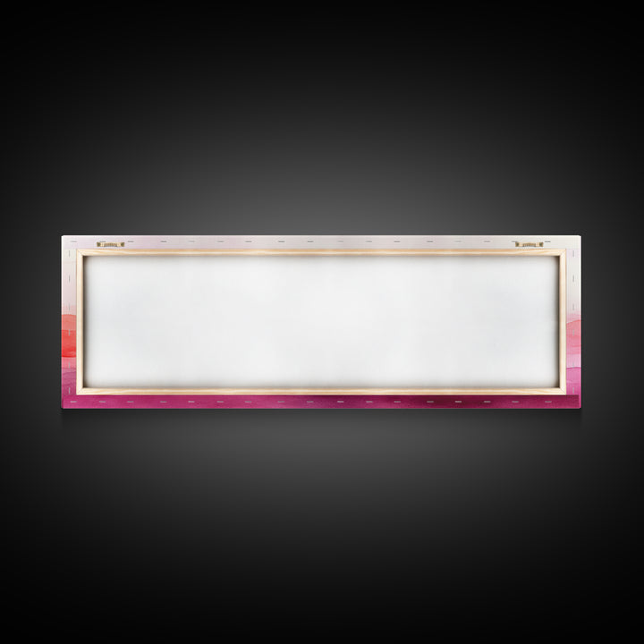 Horizontal Canvas Print Abstract Pink Landscape Extra Wide Moody Art Minimalist Wabi Sabi Bedroom Wall Decor Living Room Pastel