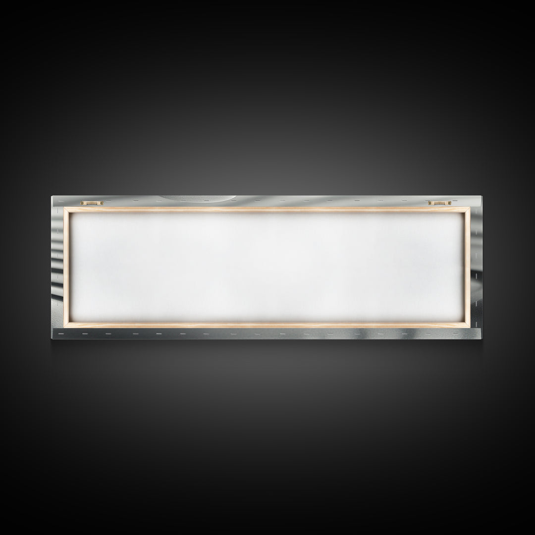 Coastal Harmony Framed Canvas Print Tranquil Pebbles Zen Reflection Nautical Decor Above Couch Living Room Wall Art