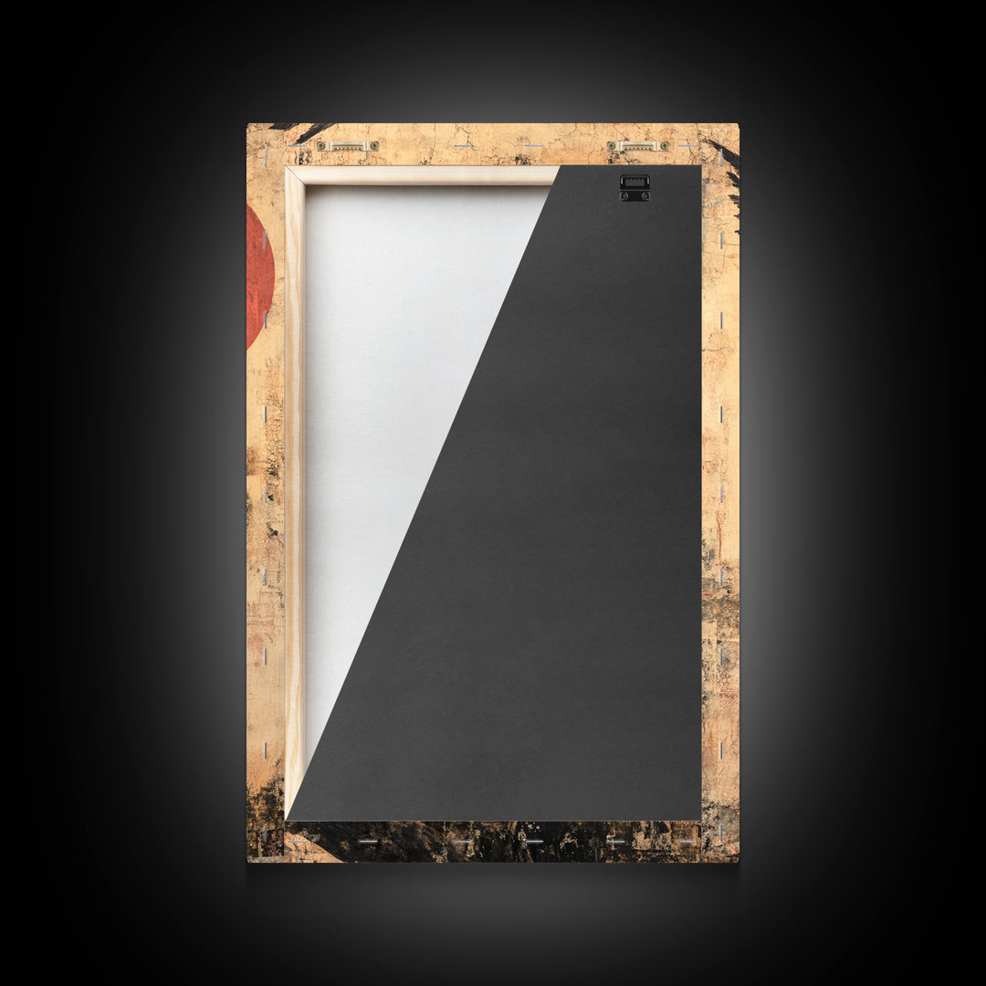 Dark Angel Silhouette Canvas Print Gothic Angel Art Prints Moody Abstract Artwork Dark Romance Wall Art Unique Gift Idea