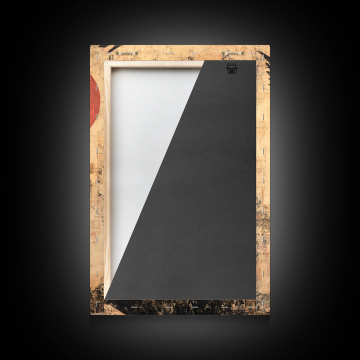 Dark Angel Silhouette Canvas Print Gothic Angel Art Prints Moody Abstract Artwork Dark Romance Wall Art Unique Gift Idea