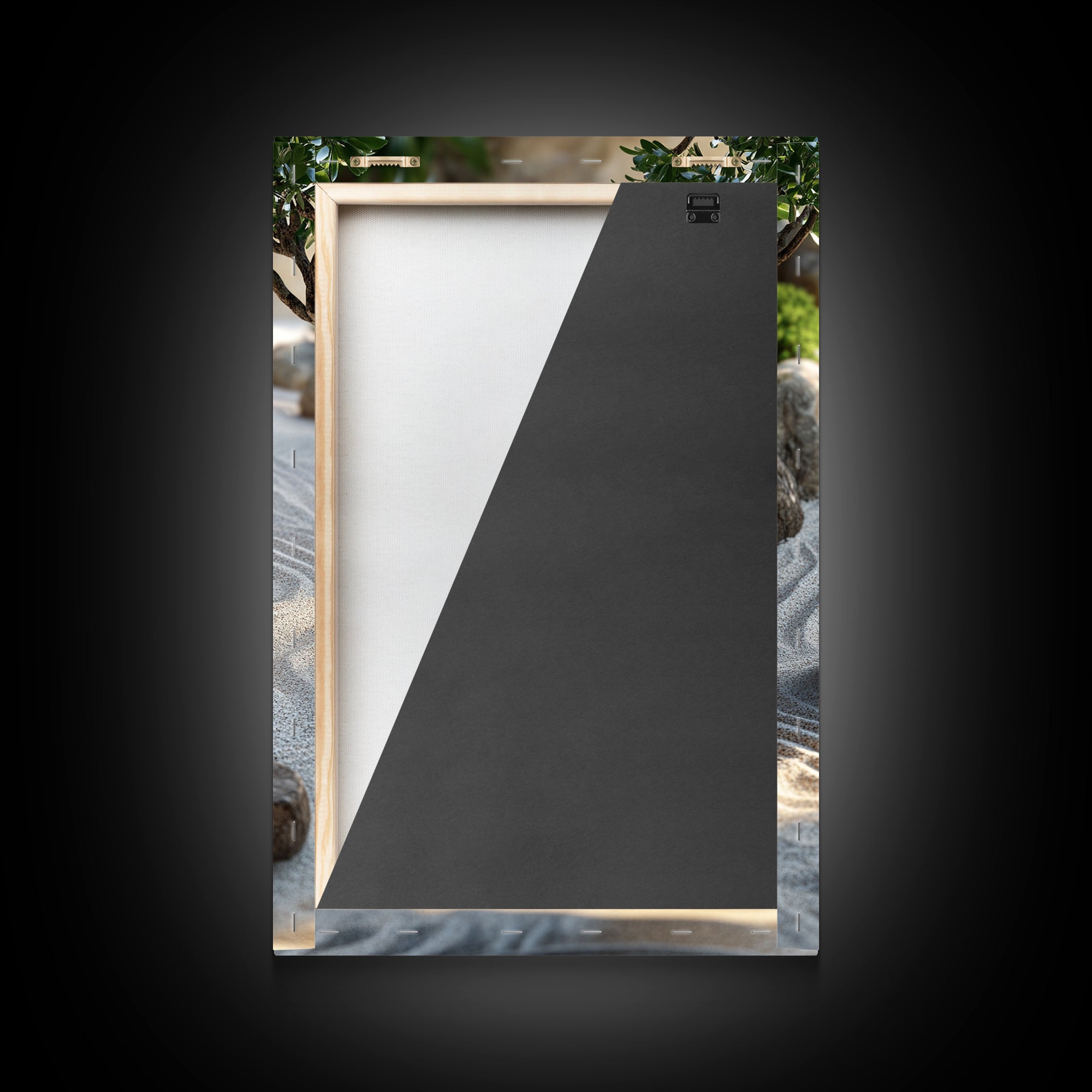 Zen Garden Path Canvas Print Minimalist Zen Wall Art Wabi Sabi Decor Zen Inspired Artwork Rustic Decor Above Bed Wall Art