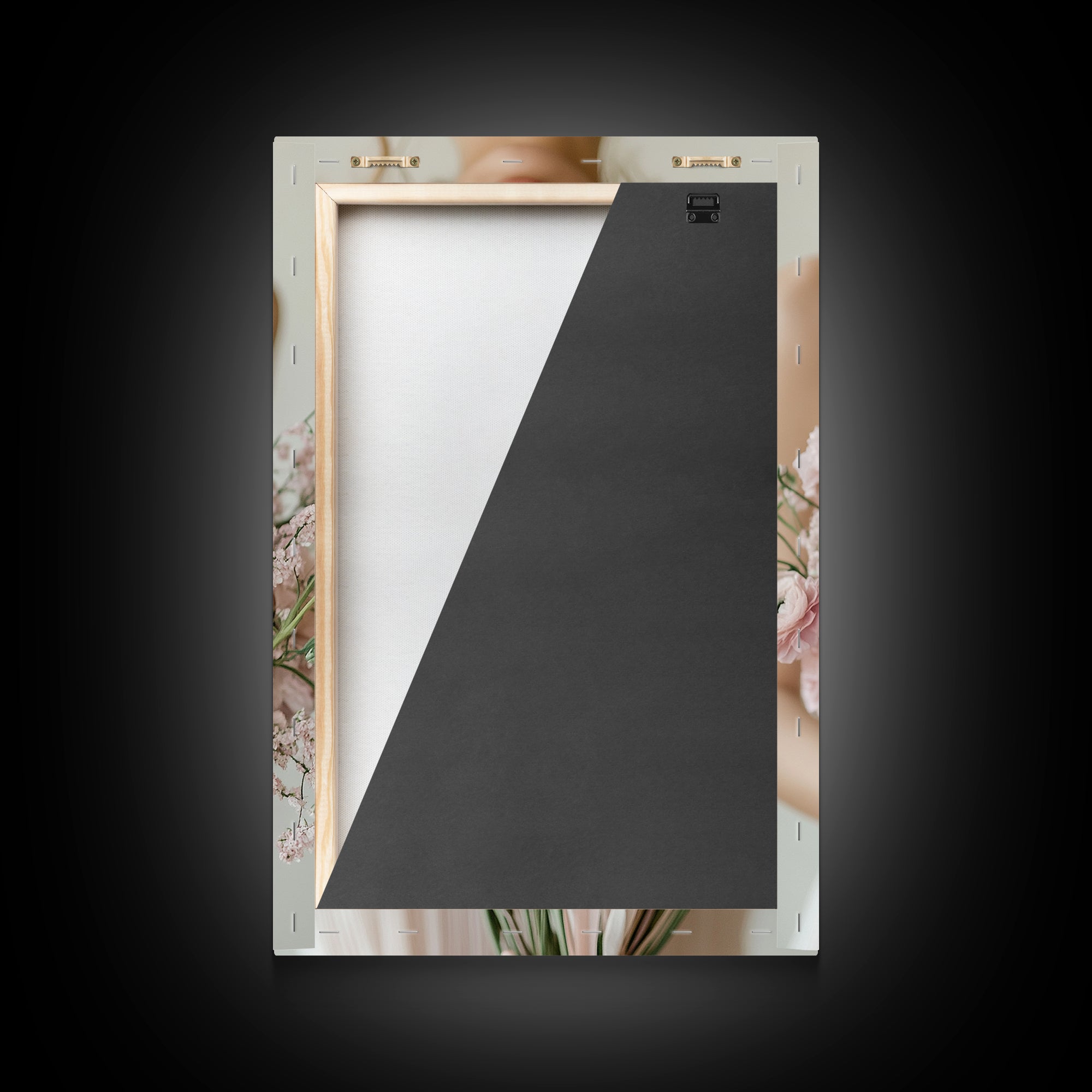 Bridal Bouquet Canvas Print Romantic Floral Wall Art Light Pink Artwork Wedding Gift Idea Bedroom Art Feminine Pastel Canvas