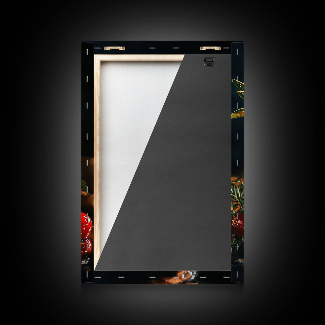 Cranberry Cocktail Canvas Print | Food Review Kitchen Art | Espresso Martini Wall Art | Rustic Kitchen Bar Decor Gift Idea Artwork