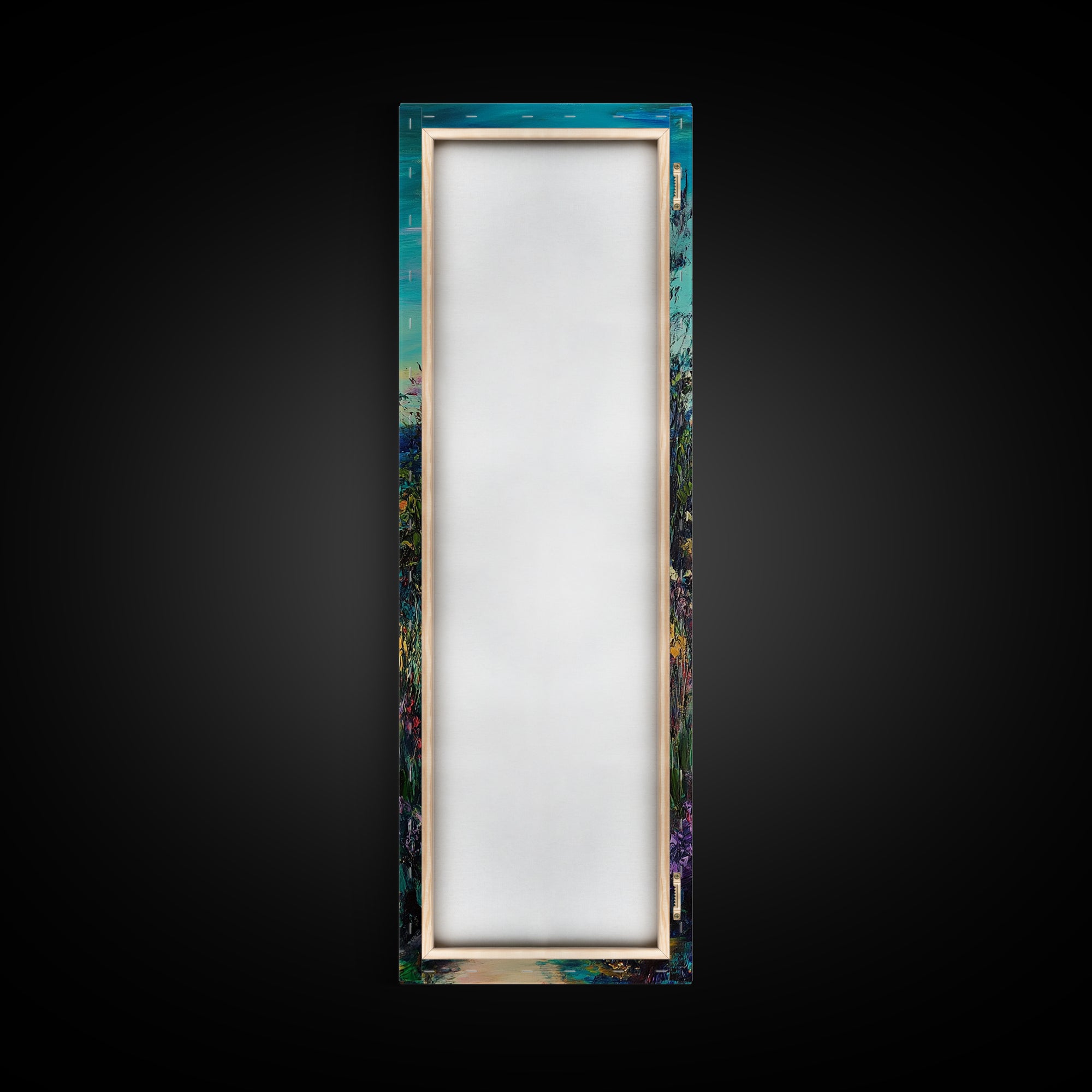 Beach Path, Coastal Landscape Art, Seascape Painting, Coastal Wall Art, Nautical Decor, Extra Wide Art, Framed Canvas Print