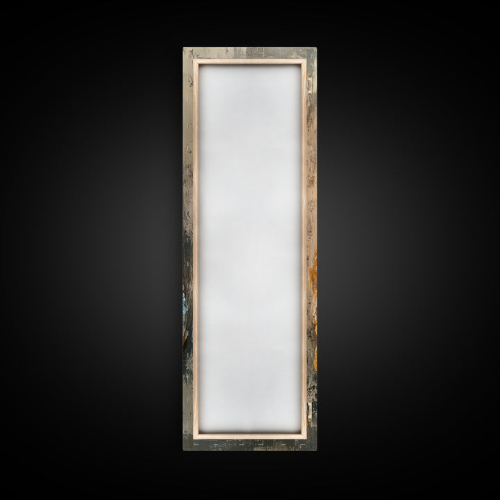 Amethyst Geode, gemstone painting, sacred geometry wall art, boho art, teal wall art, wabi sabi art, Canvas Print, zen wall art