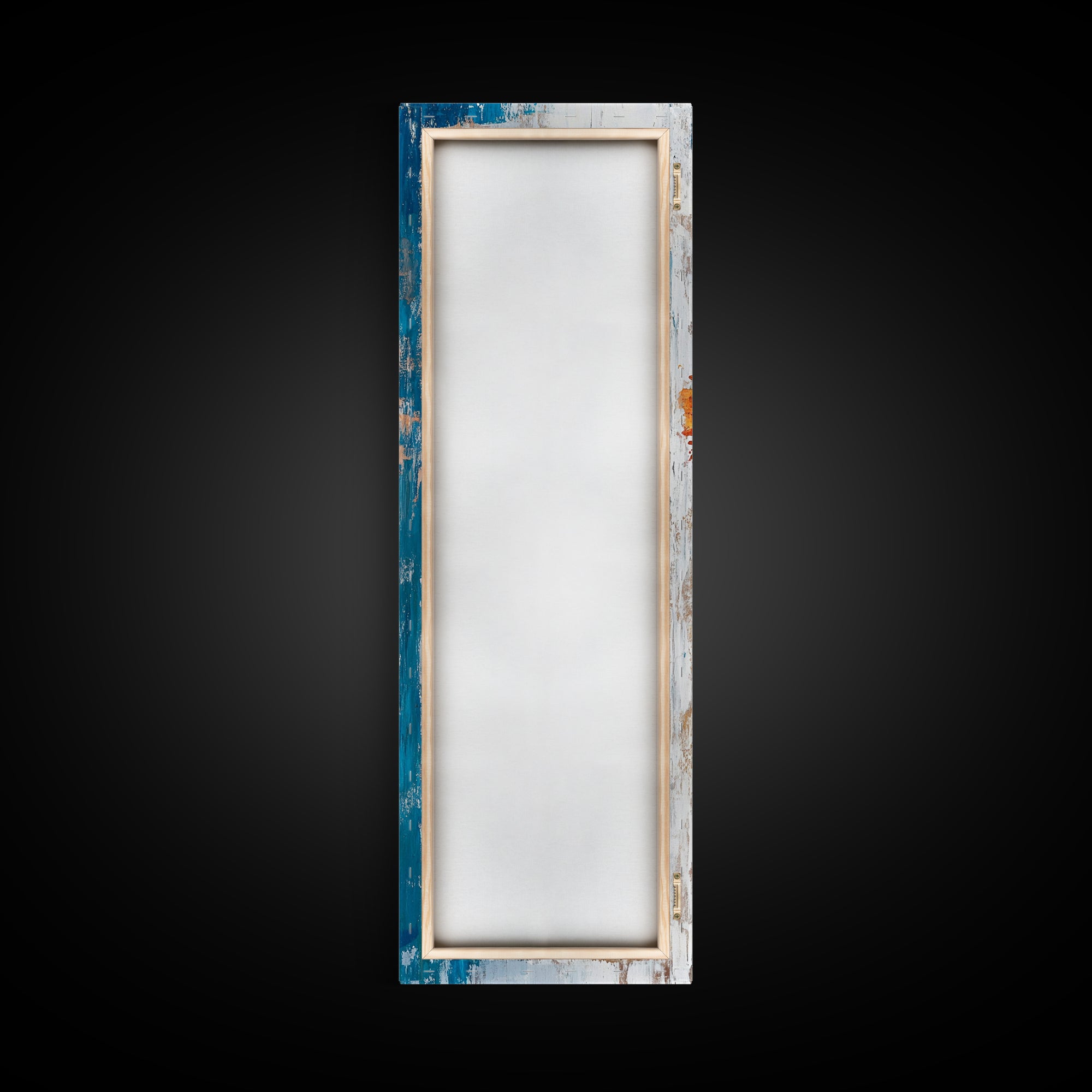 Diver Mask, nautical decor, coastal wall art, surreal art, science art, ocean painting, Framed Canvas Print, abstract artwork