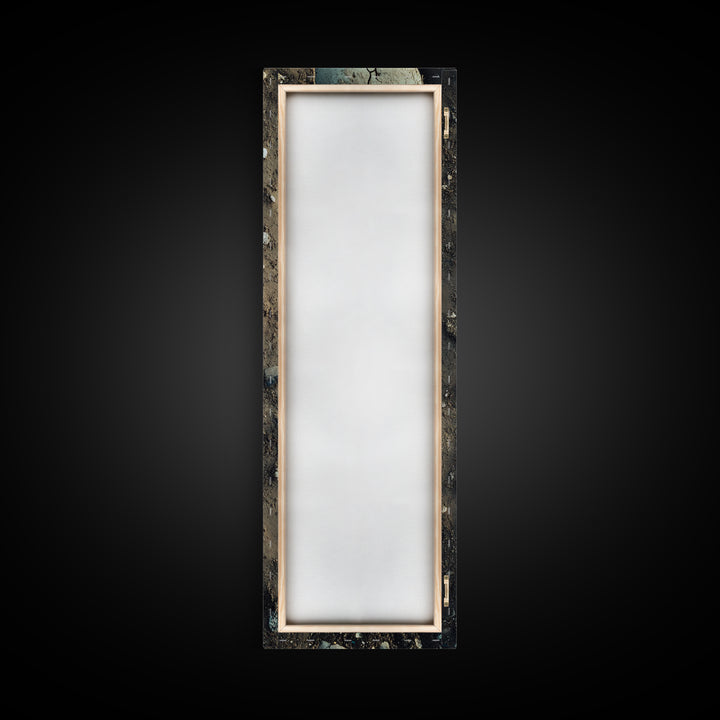 Cracked Earth, Textured Art, Wabi Sabi Art, Canvas Print, Geometric Wall Art, Abstract Landscape, Earth Tones