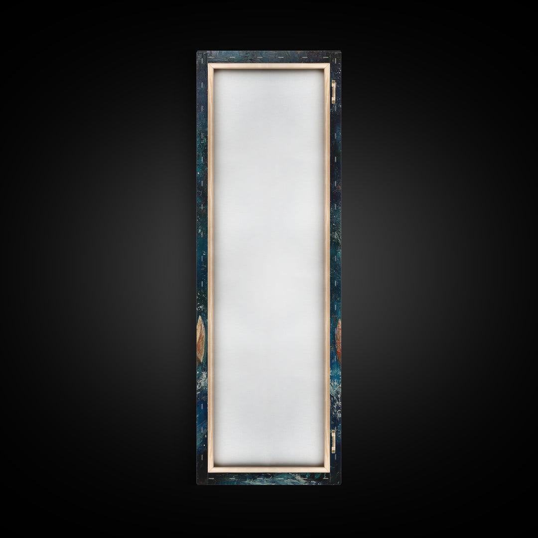 Anchor, Nautical Decor, Framed Canvas Print, nautical wall art, coastal decor, maritime art, rustic wall art, beach house decor, gift idea