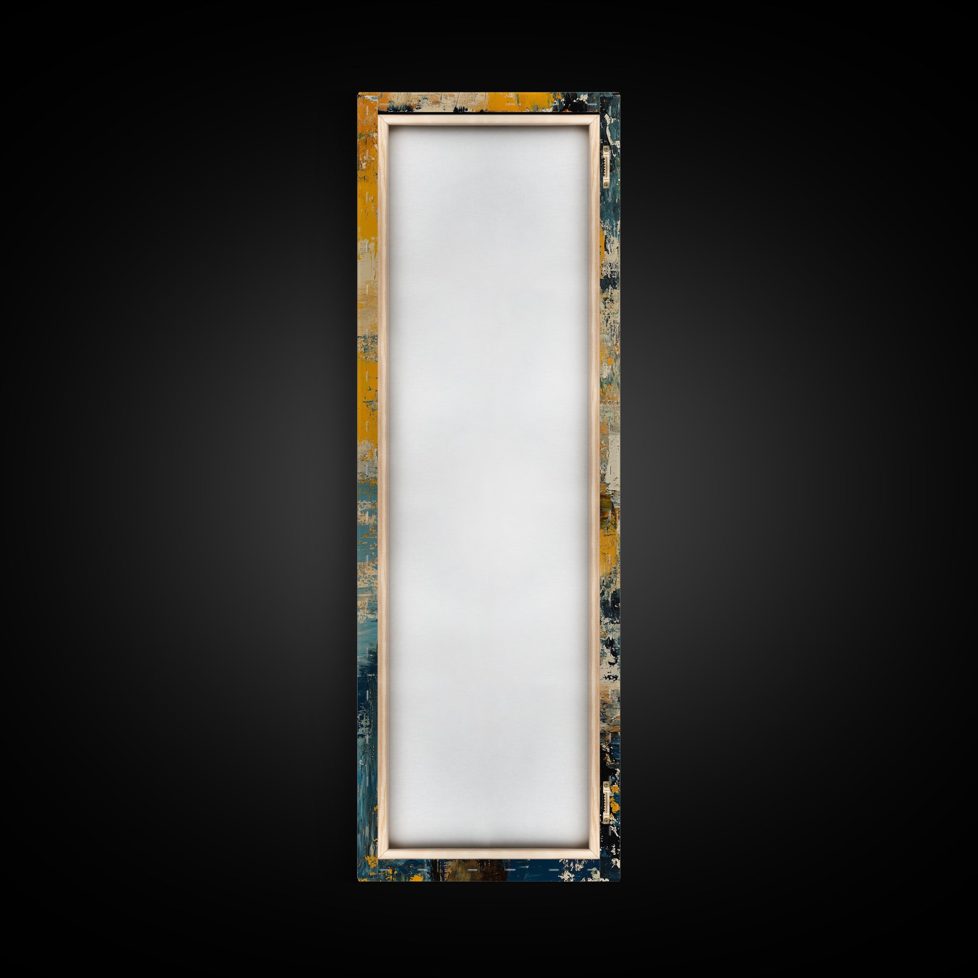 Abstract Bird Art, Coastal Wall Art, Nautical Decor, Bird Art Print, Framed Canvas Print, Rustic Wall Art,  Vertical Wall Art