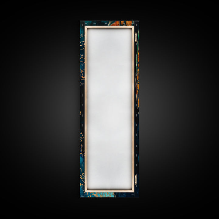 Butterfly wing, mosaic wall art, teal wall art, gemstone painting, sacred geometry wall art, framed canvas print, boho art