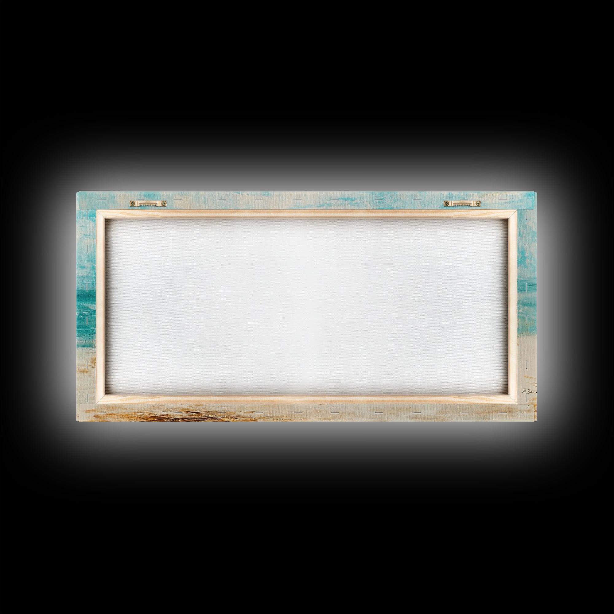 Beach Grass, coastal wall art, farmhouse decor, nautical painting, seascape painting, framed canvas print, panoramic art