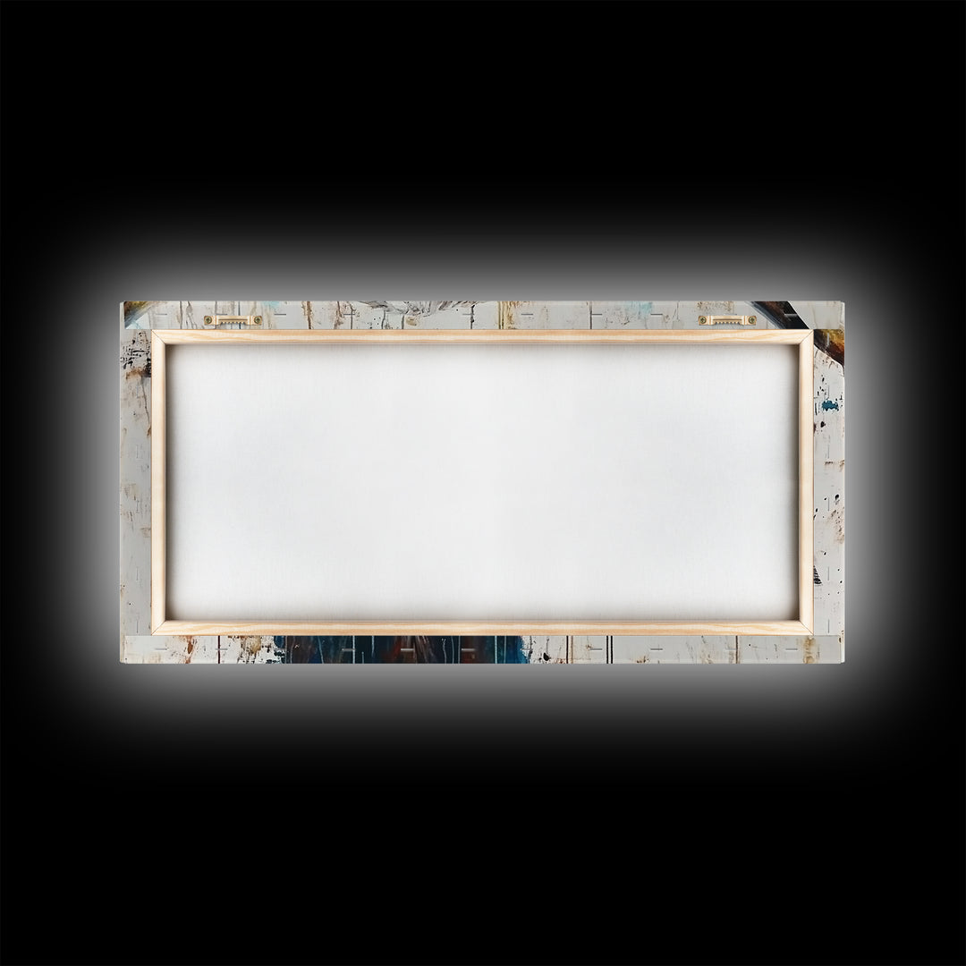 Bull Portrait, rustic decor, farmhouse art, bull and bear art, southwestern wall art, moody art, canvas print, extra wide art