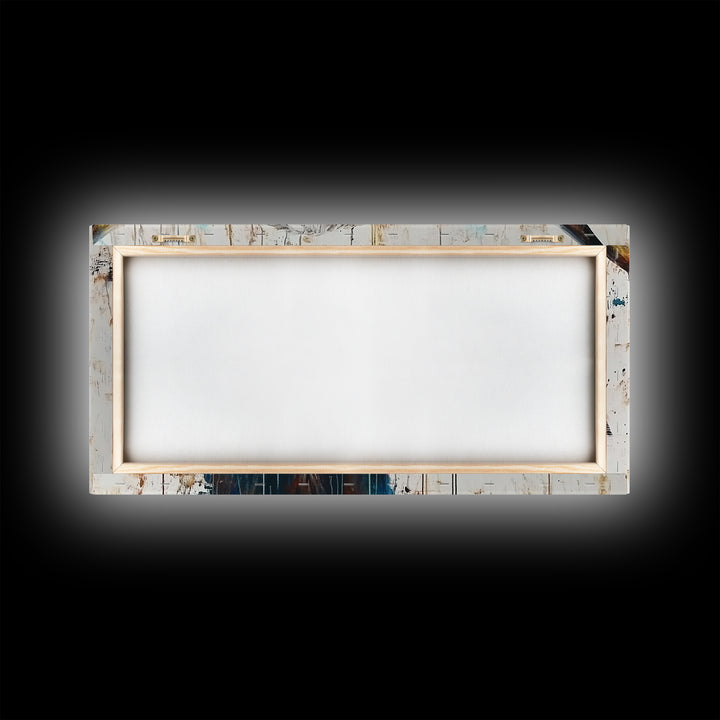 Bull Portrait, rustic decor, farmhouse art, bull and bear art, southwestern wall art, moody art, canvas print, extra wide art