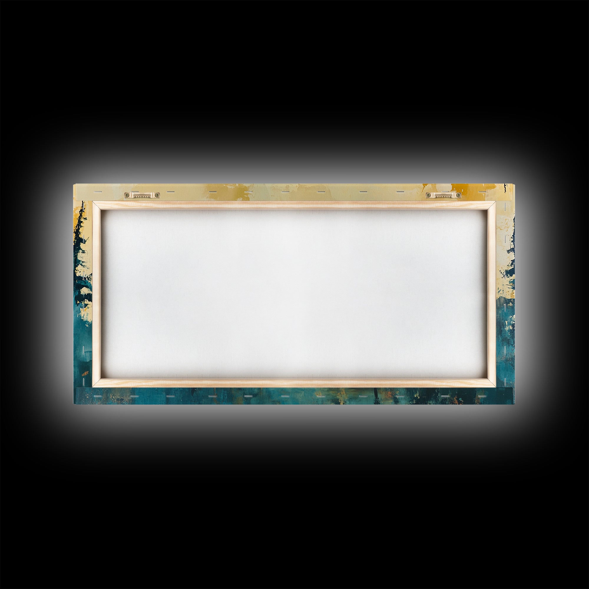 Deer Herd Painting, rustic wall art, farmhouse art, wildlife painting, nature painting, framed canvas print, woodland decor