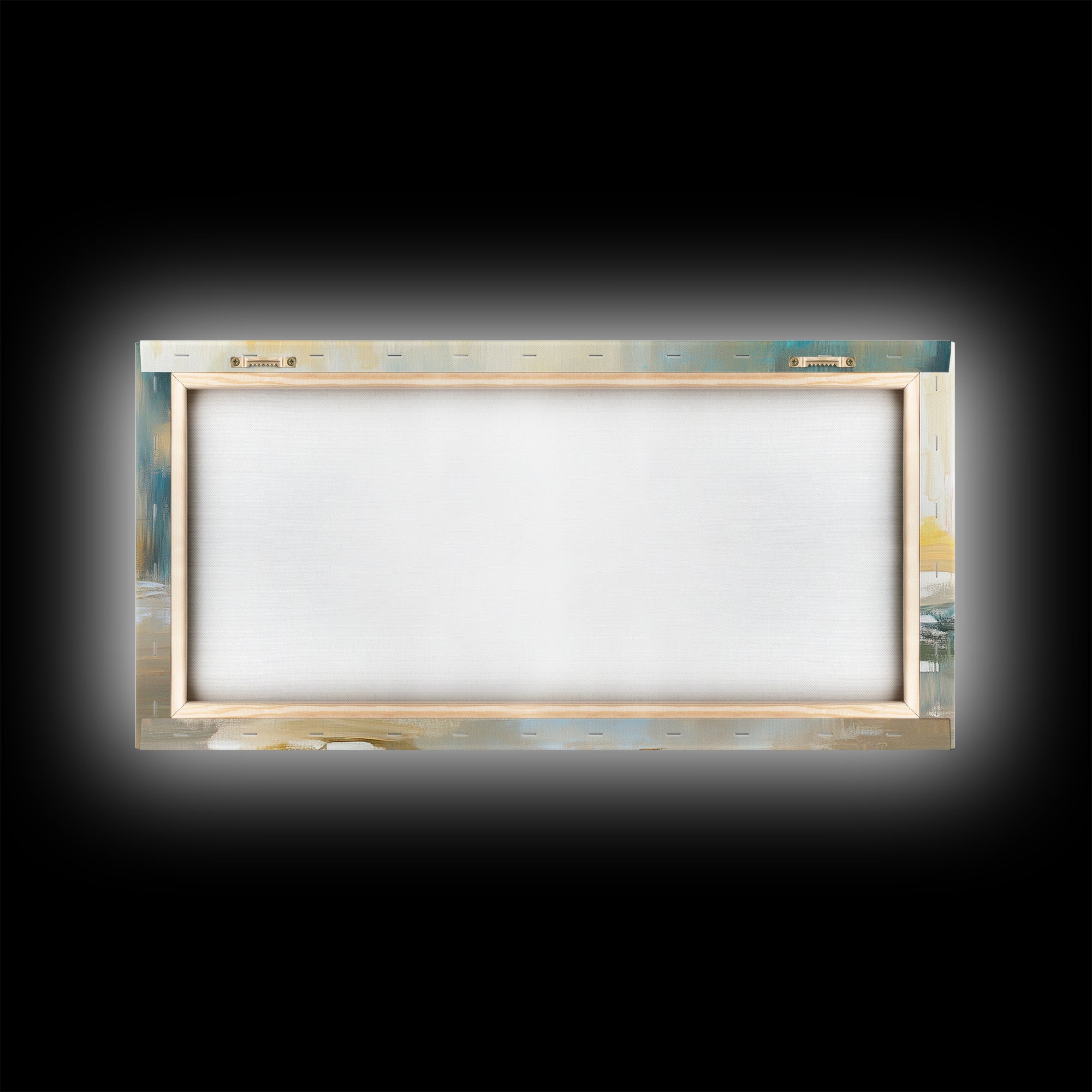 Rolled fabric, oil painting from photo, rustic decor, farmhouse art, wabi sabi art, framed canvas print, horizontal wall art, gift idea