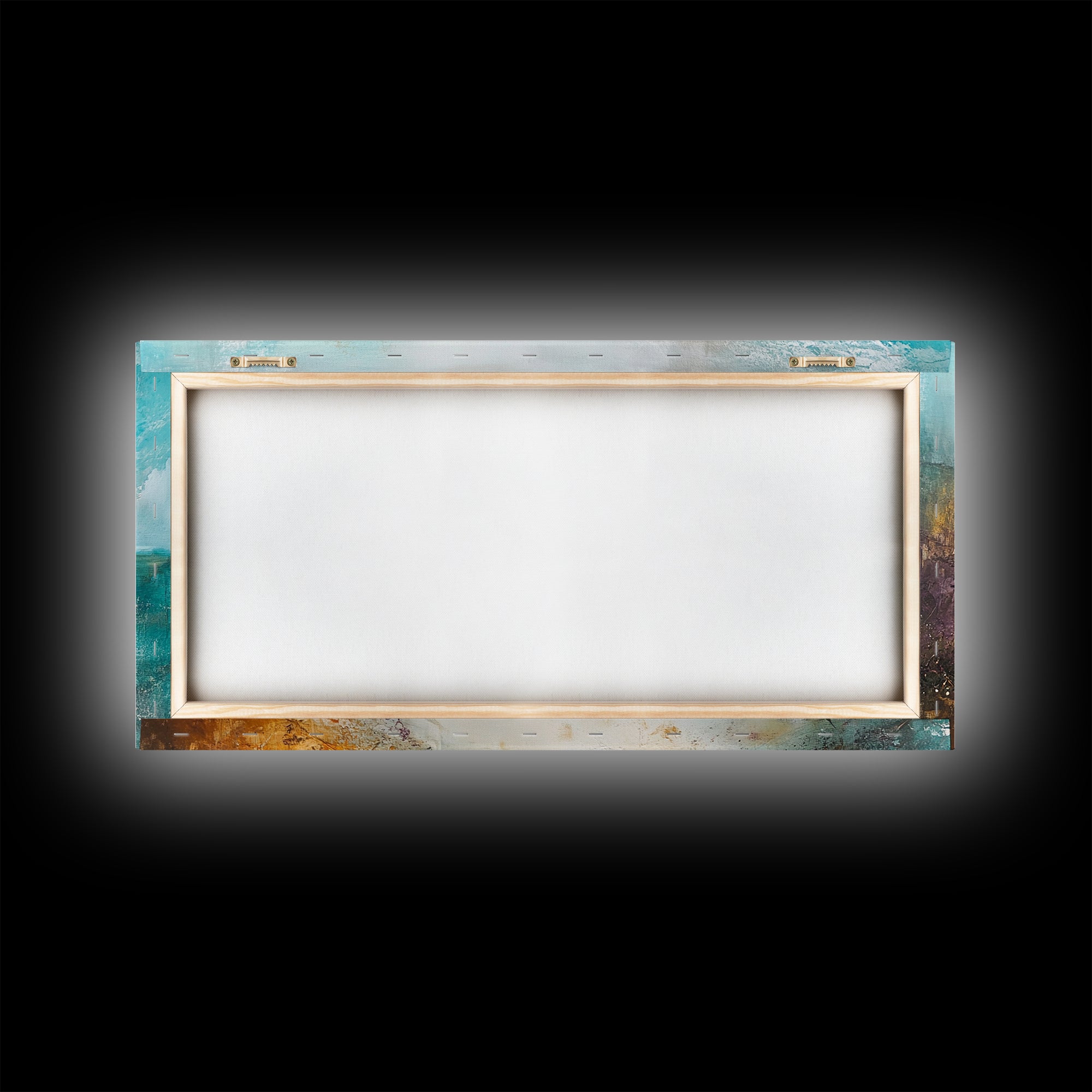 Coastal decor, framed canvas print, extra wide art, nautical wall art, beach road painting, rustic landscape, panoramic art