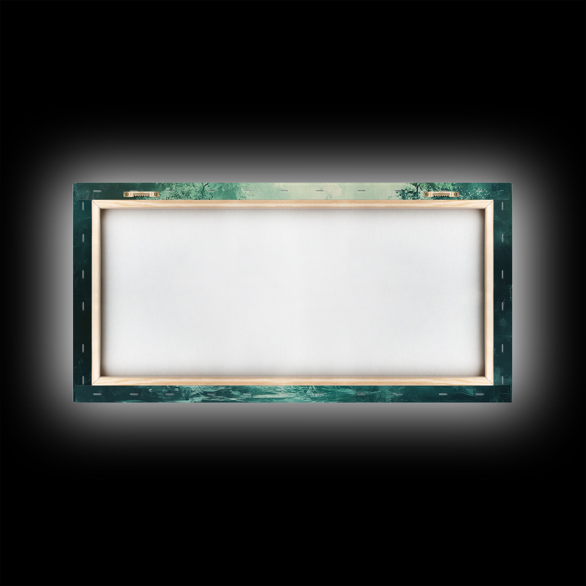 Dark Forest, Fantasy Art, Moody Art, Wabi Sabi Art, Extra Wide Art, Landscape Painting, Framed Canvas Print, Above Bed Wall Art