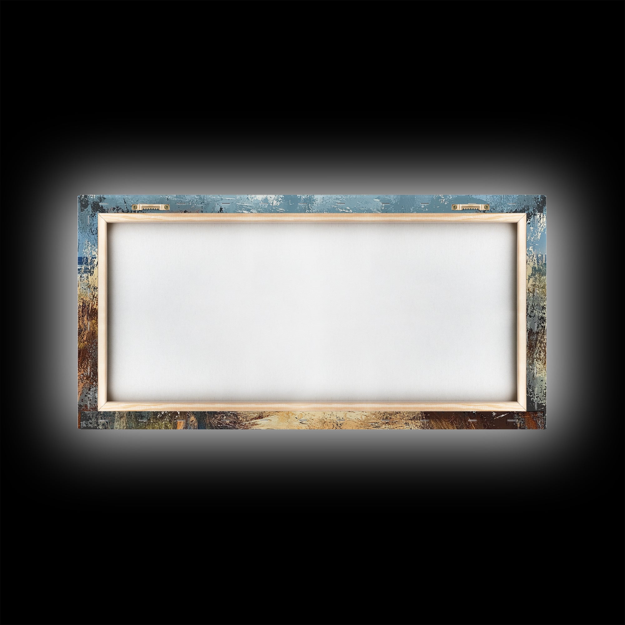 Coastal Pathway, coastal landscape art, nautical decor, seascape painting, coastal painting, beach house decor, Canvas Print