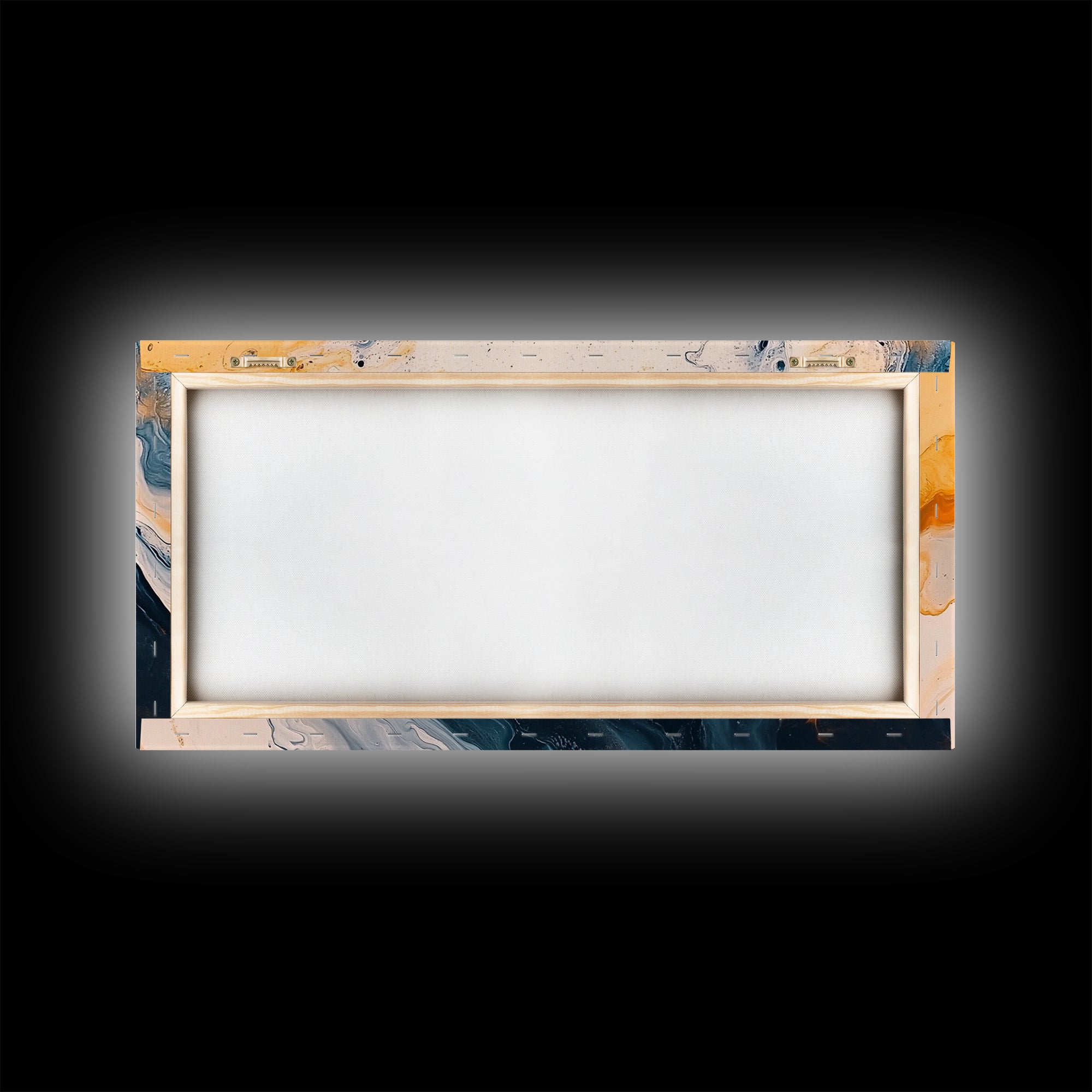 Abstract Ocean, Framed Canvas Print, coastal wall art, wabi sabi wall art, extra wide painting, contemporary abstract