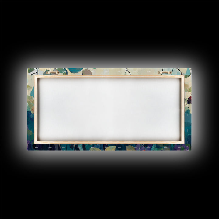 Blackberry, summer berries, Canvas Print, botanical prints, fruit of the spirit wall art, wildflower painting, kitchen art