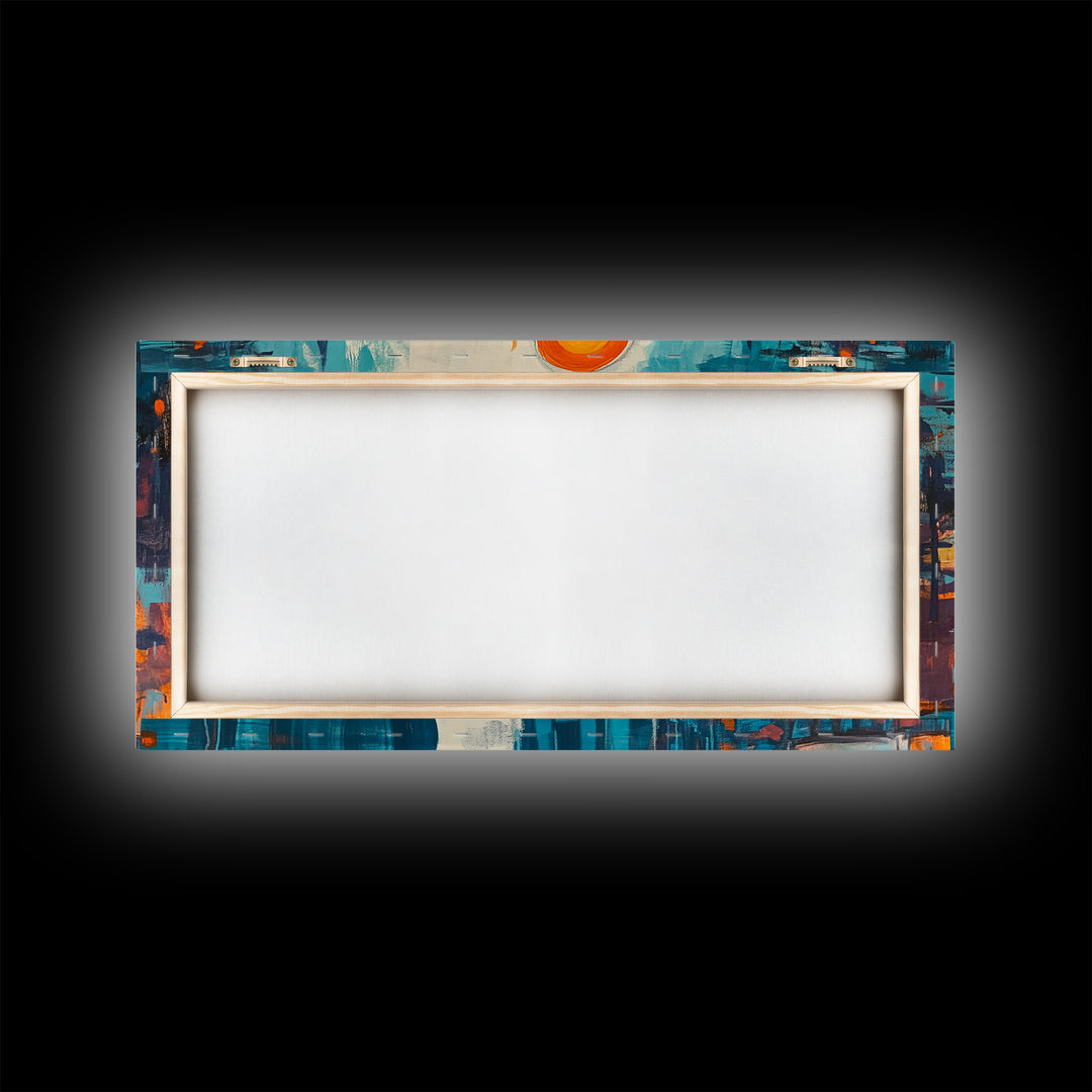 Camping painting, rustic wall art, pine tree art, mountain painting, nature lovers, warm glow, framed canvas print, wabi sabi art, moody art