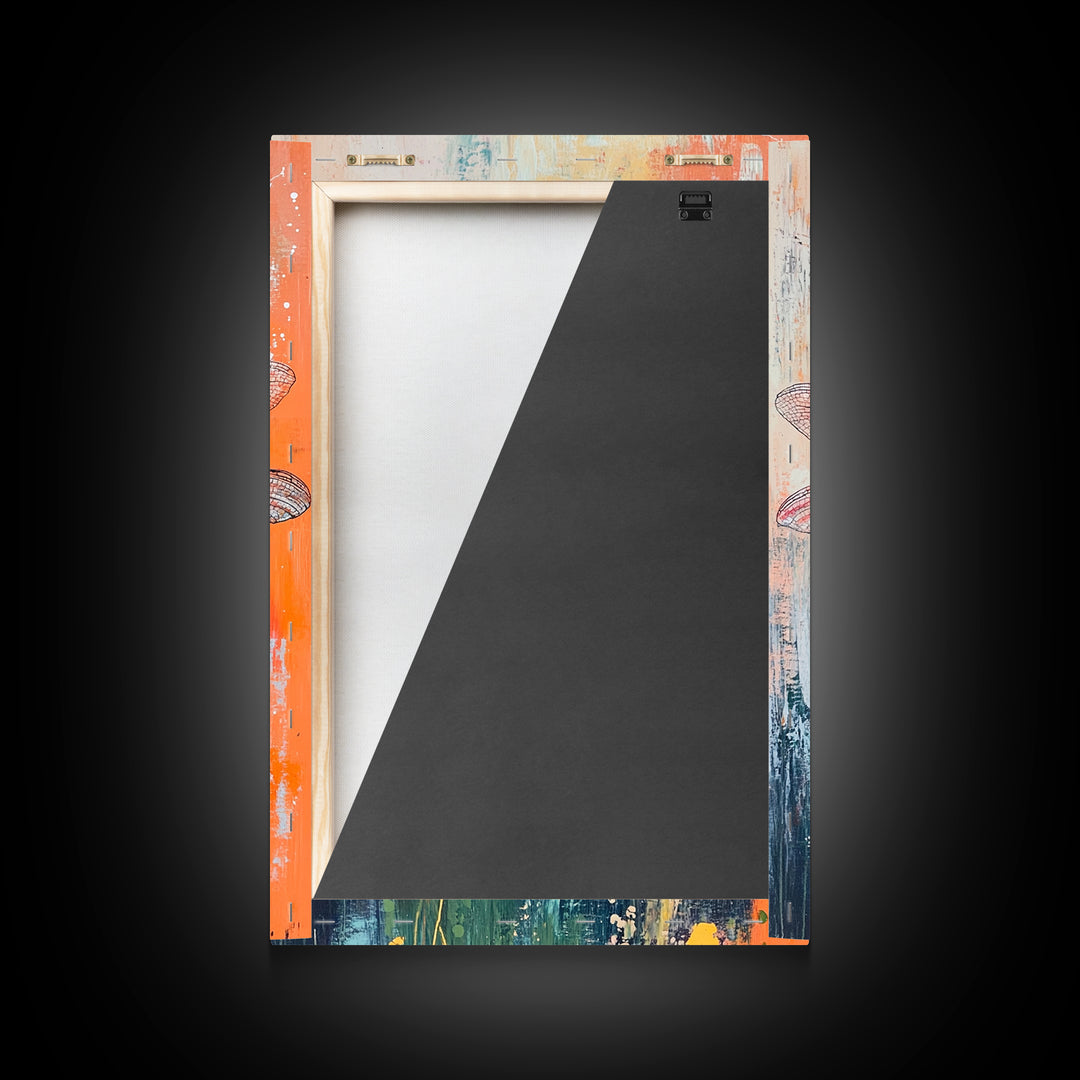 Dragonfly, botanical prints, whimsical art, light pink wall art, framed canvas print, nature art, boho decor, insect artwork