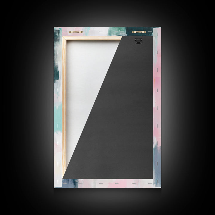 Abstract Art, Light Pink Wall Art, Pink Abstract Art, Minimalist Art, Modern Art Print, Canvas Print, Extra Wide Art, Boho Art