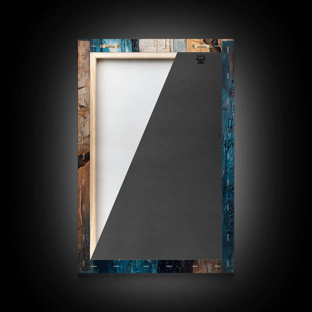 Textured Abstract, Moody Wall Art, Canvas Print, Wabi Sabi Art, Rustic Decor, Southwest Wall Art, Modern Art, Gift Idea, Living Room Art