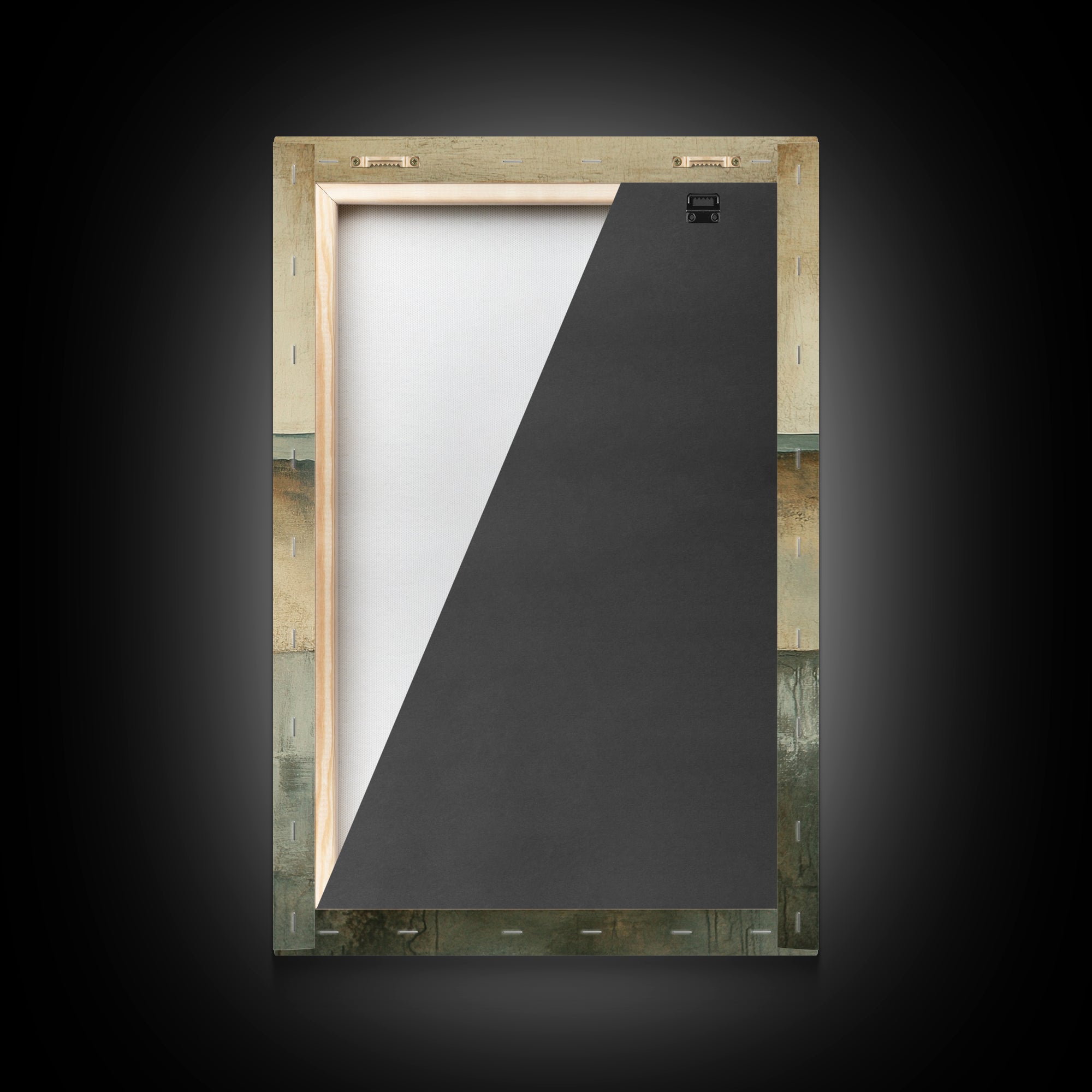 Neutral Abstract Framed Canvas Print Modern Minimalist Wall Art, Earth Tone Painting, Contemporary Office Art, Scandinavian Home Decor