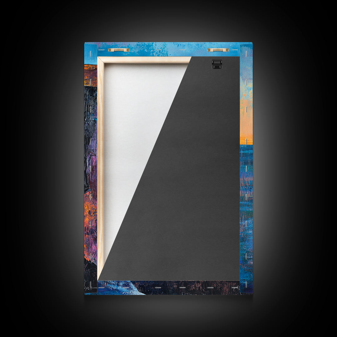 Cliffs of Moher, Ireland Painting, Coastal Landscape Art, Seascape Painting, Nautical Wall Art, Canvas Print, Gift Idea