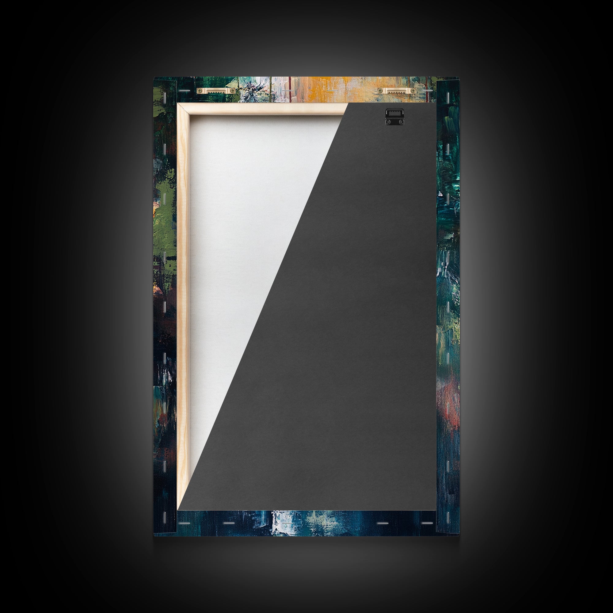 Abstract Koi Fish Painting Canvas Print Vibrant Water Art Modern Home Decor Zen Wall Art Office Nature Art Gift Meditation Artwork