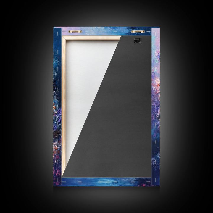 Dreamy Ocean Cave Canvas Print Fantasy Seascape Wall Art Mystical Nature Painting Boho Decor Beach Home Artwork Gift Under 100