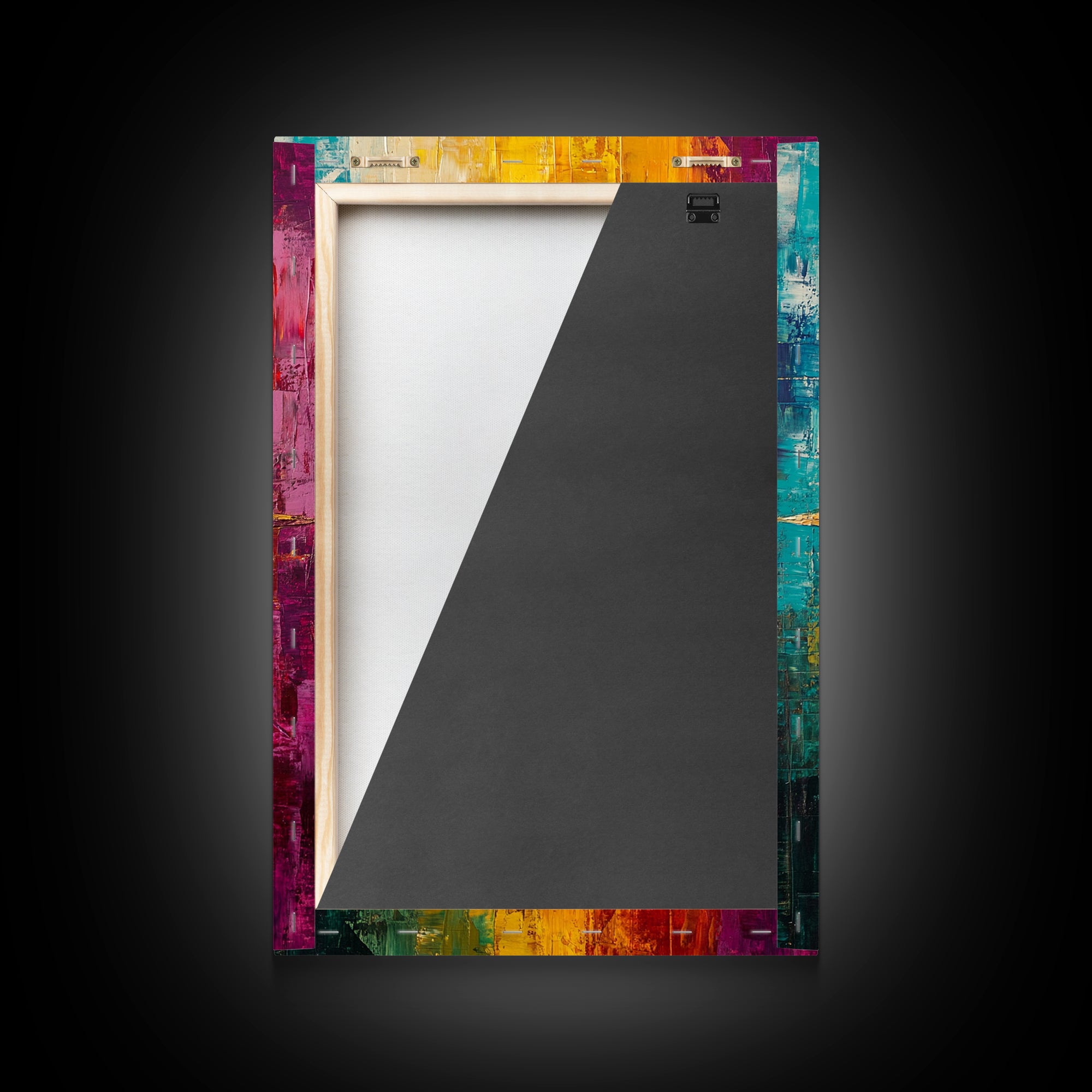 Compass Star Canvas Print Rustic Nautical Wall Art Adventure Decor Travel Lovers Gift Vibrant Abstract Living Room Artwork