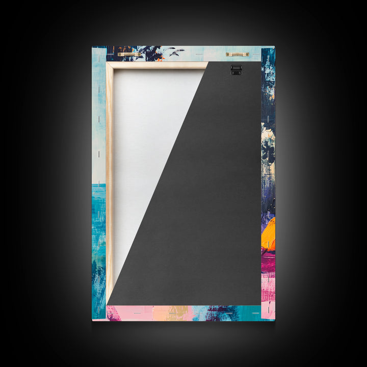 Coastal Camping, Joshua Tree Art, Coastal Cowgirl Wall Art, Outdoor Painting, Nautical Decor, Above Sofa Art, Canvas Print