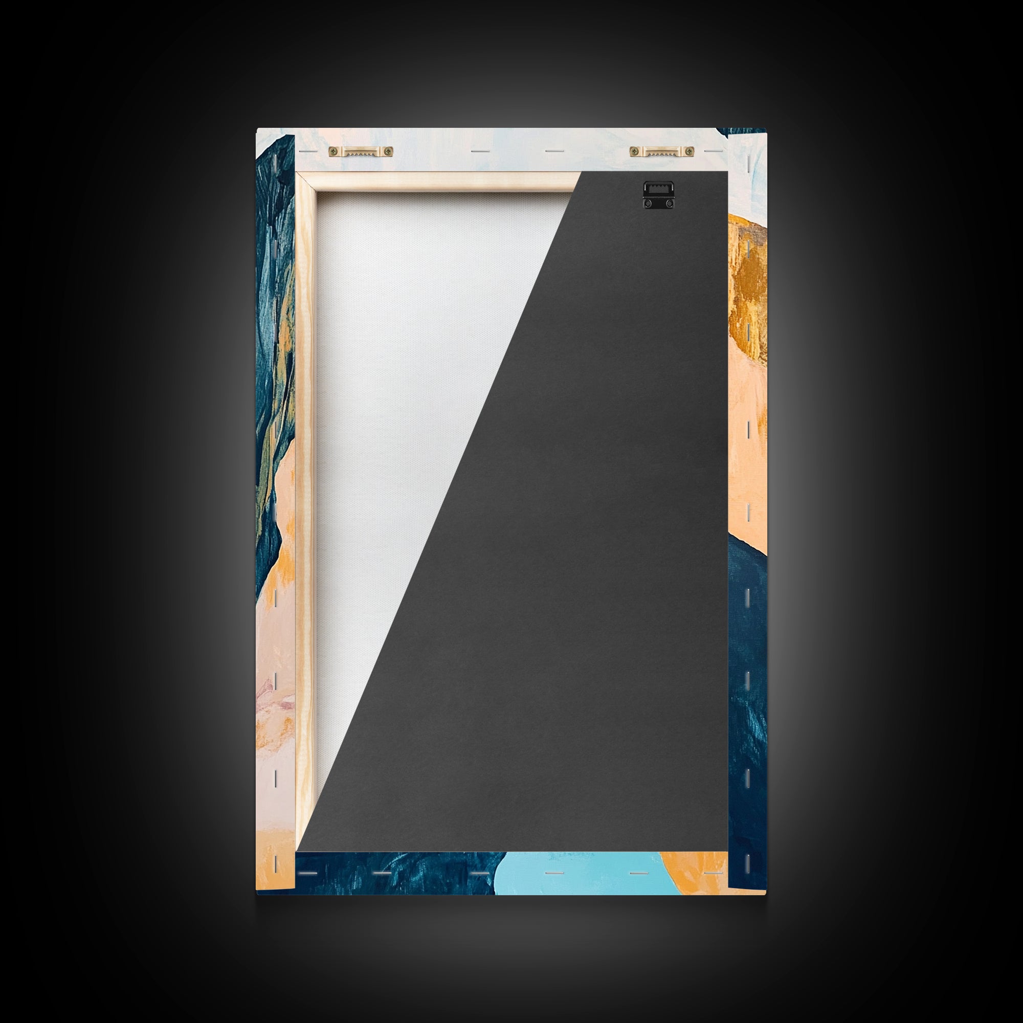 Canyon River, Southwest Wall Art, Mountain Painting, Rustic Art, Landscape Painting, Extra Wide Art, Boho Art, Framed Canvas Print