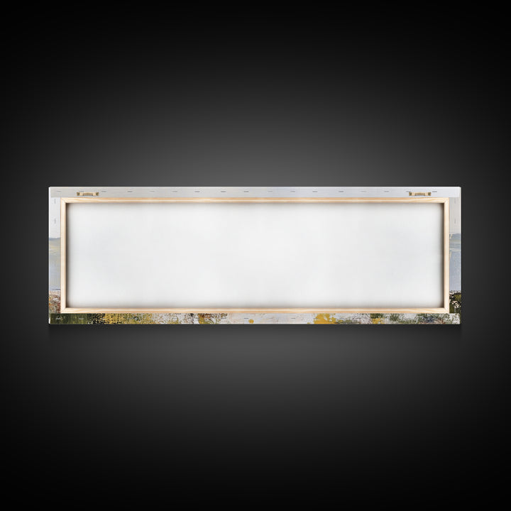 Coastal Rock Formation Canvas Print - Minimalist Seascape Wall Art, Neutral Home Decor, Nature Inspired Living Room Art,