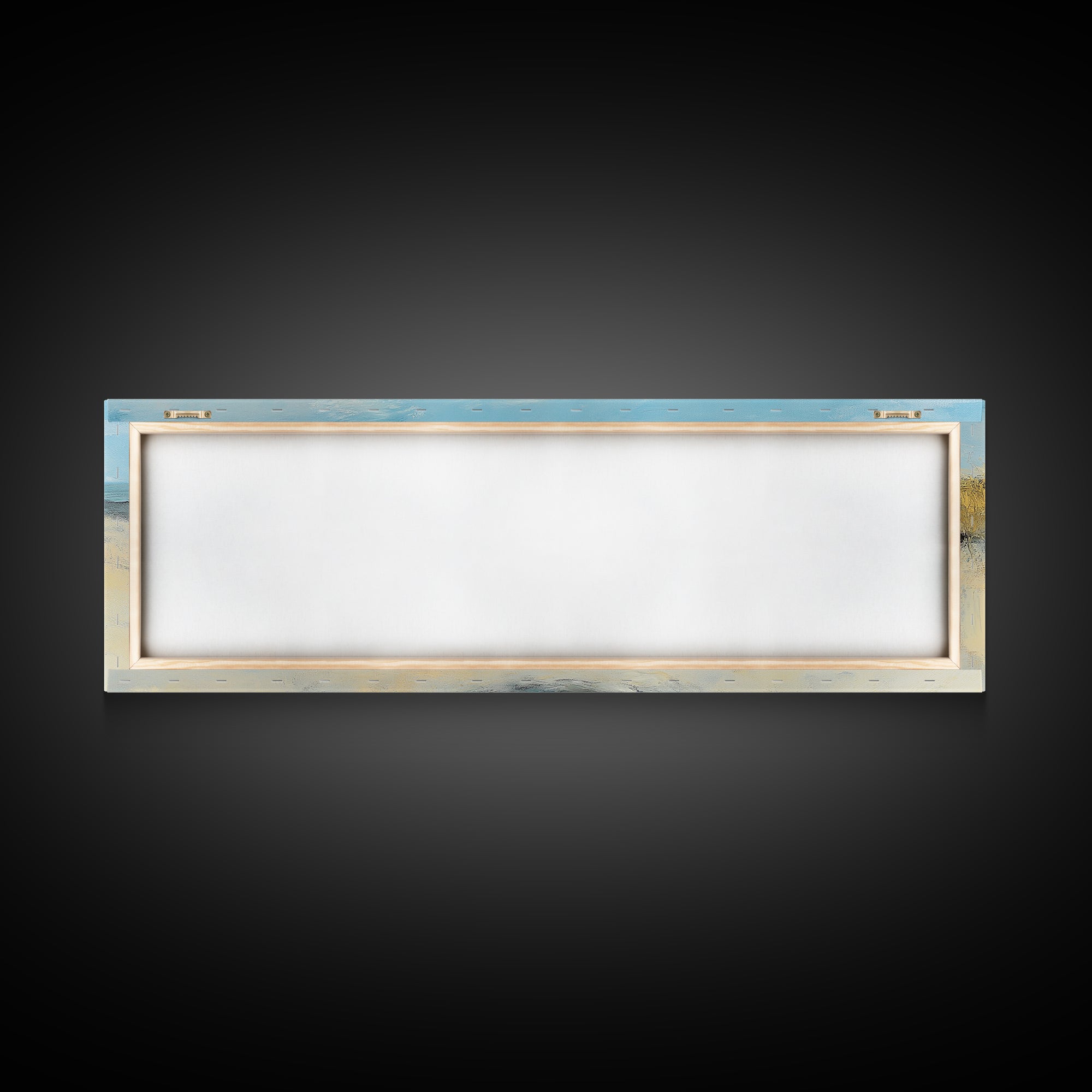 Desert Hole Mystery Framed Canvas Print - Surreal Sand Dune Painting, Minimalist Earthy Wall Art, Unique Living Space