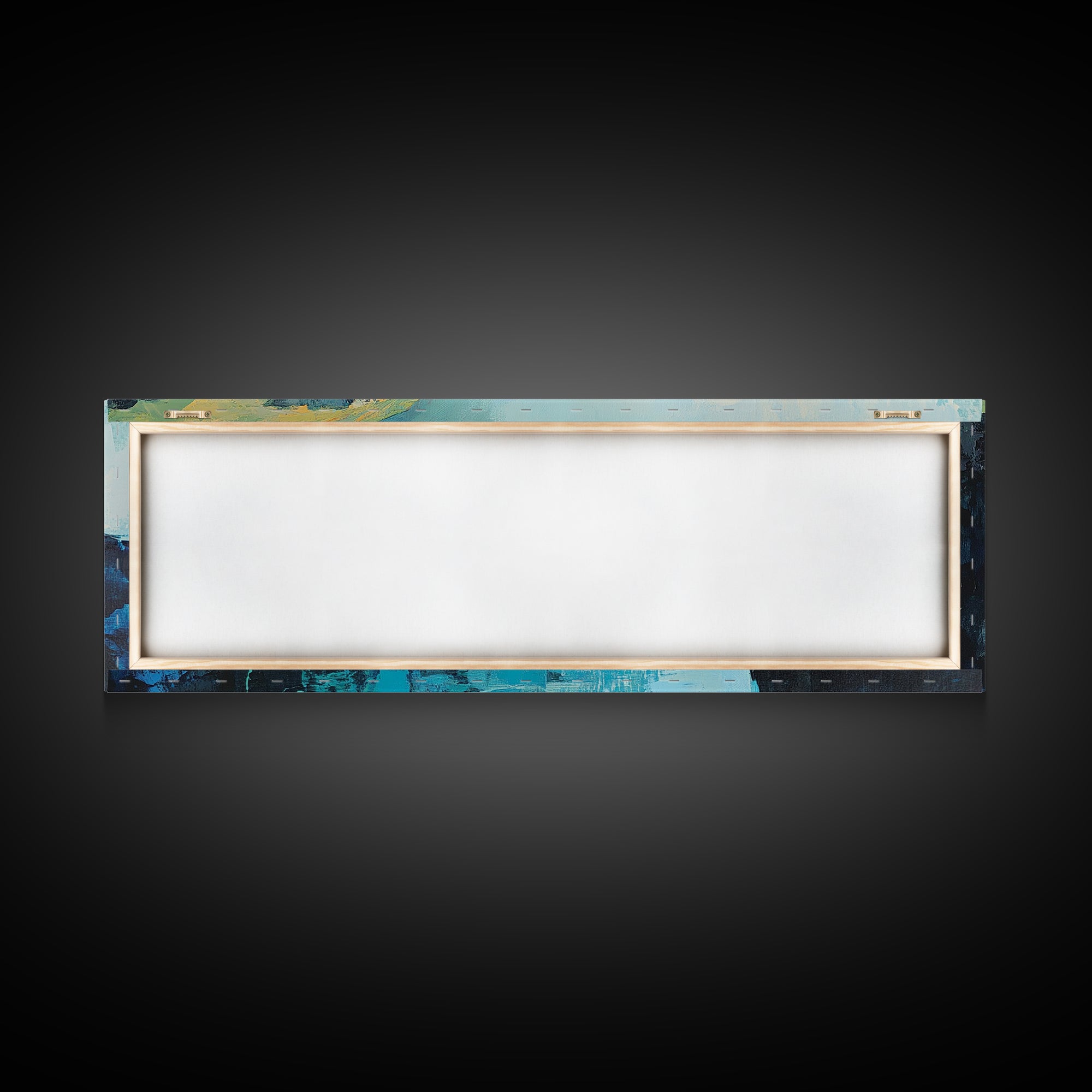 Coastal Cliffs Canvas Print Seascape Wall Art Ocean Waves Painting Nautical Decor Blue Tones Abstract Beach House Living Room Art