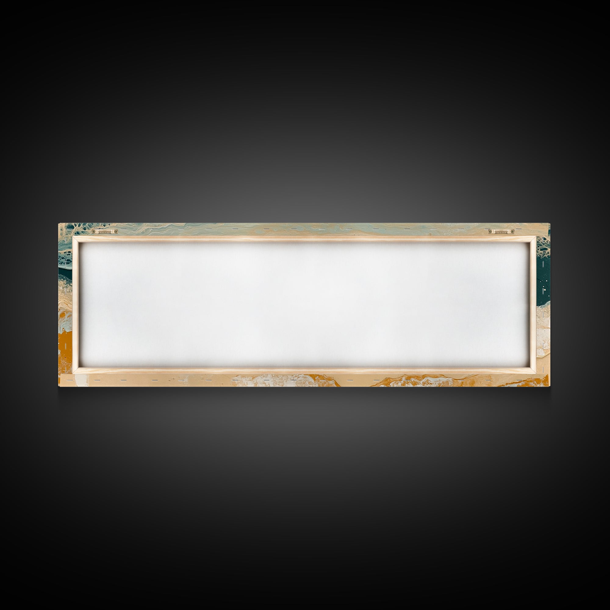 Abstract Ocean Waves Framed Canvas Print Coastal Wall Art, Beach House Decor, Modern Seascape, Large Wall Art, Minimalist Art