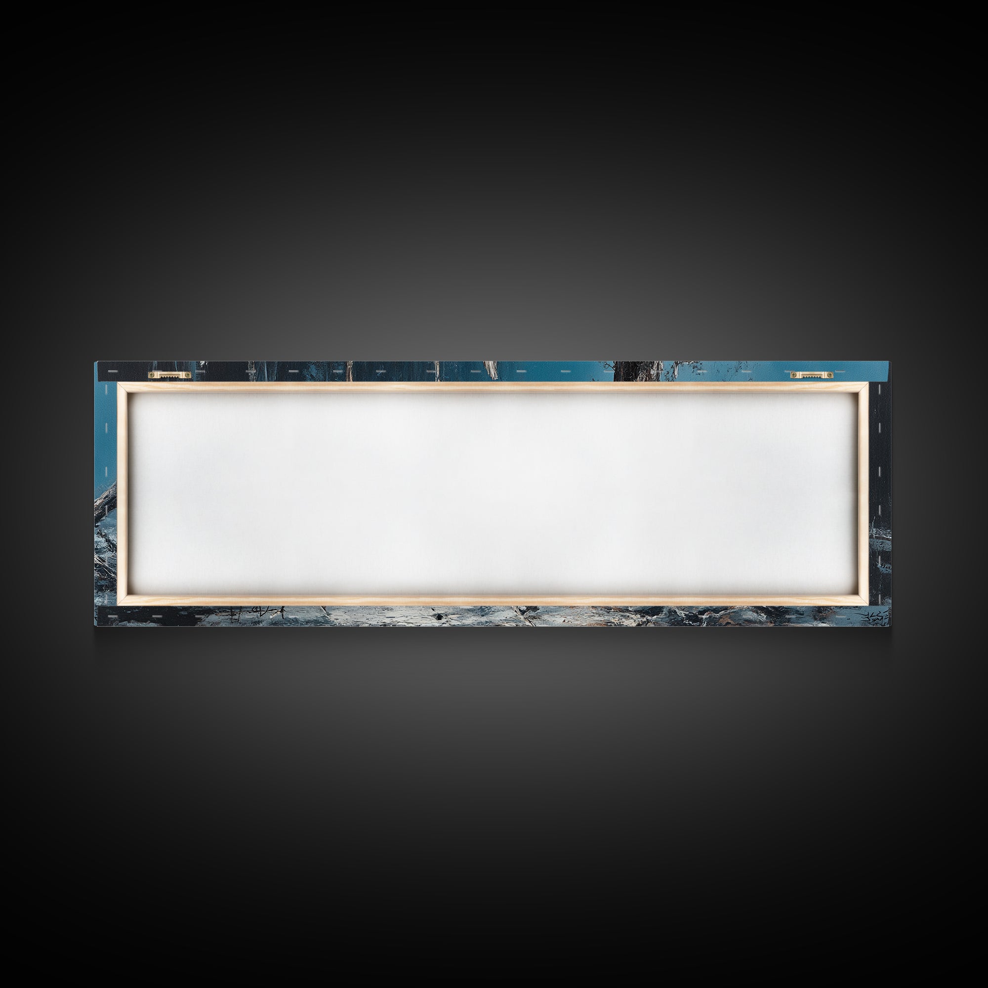 Dark Forest Mystical Canvas Print Moody Landscape Wall Art Gothic Nature Decor Haunted Woods Painting Spooky Halloween Gift